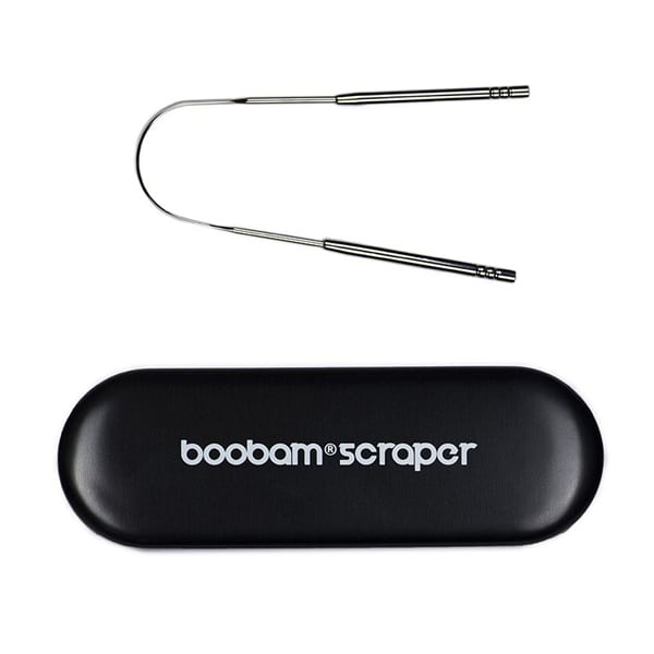 Boobam Tongue Scraper 1 copë - 002 E zezë