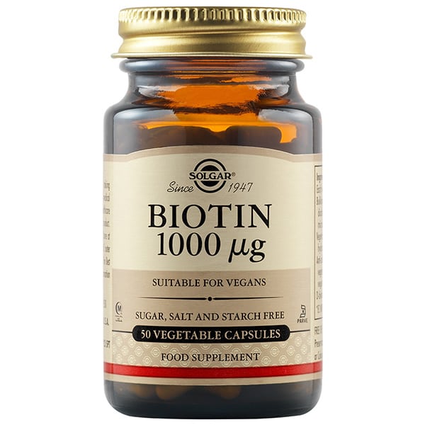 Solgar Biotin 1000 μg 50 kapsula vegjetariane