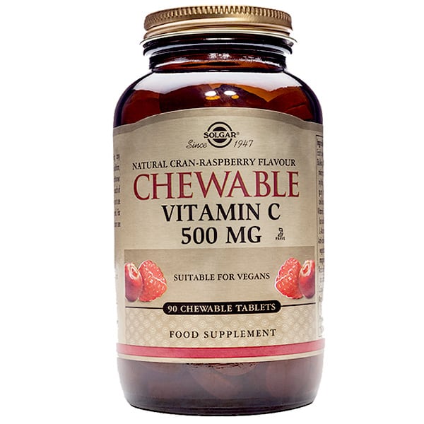 Solgar Chewable Vitamin C 500mg 90 tableta përtypëse