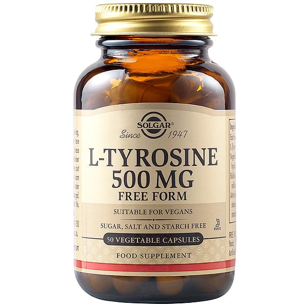 Solgar L-Tyrosine 500mg 50 kapsula vegjetariane