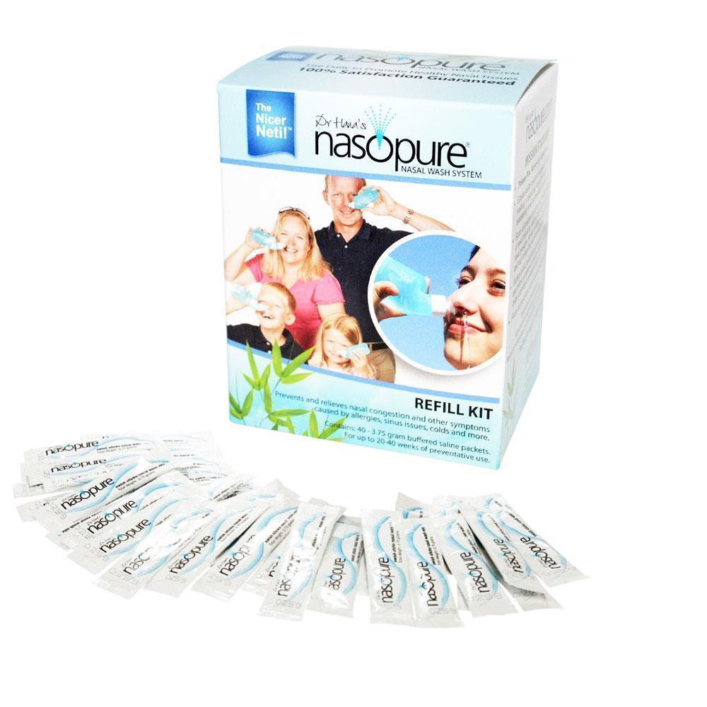 Dr. Hana's Nasopure Nasal Wash System Refill Kit 40 bustina