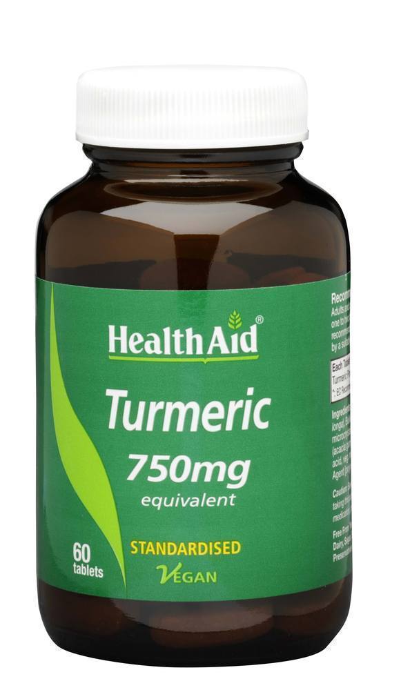 Health Aid Turmeric 750mg 60 tableta