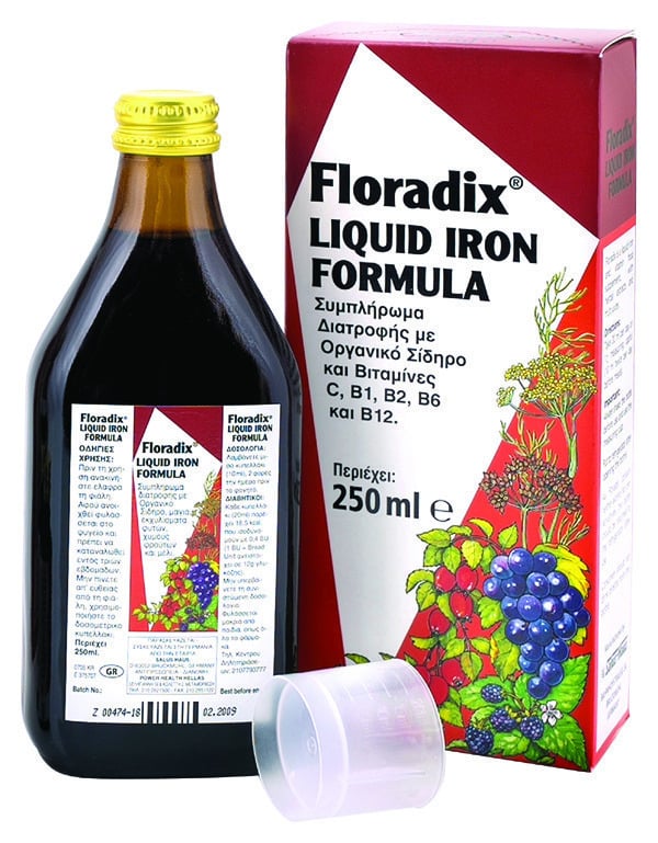 Power of Nature Floradix Liquid Iron Formula 250 ml
