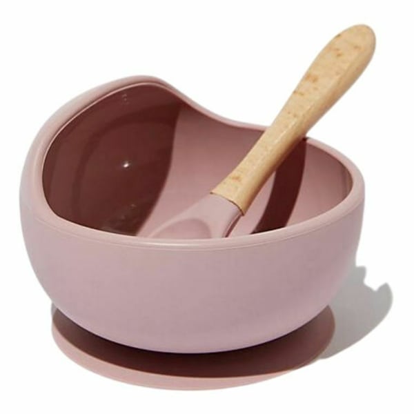 Bo Jungle Kids Feeding Set with Silicone Suction Bowl & Spoon 1 set - ROZË