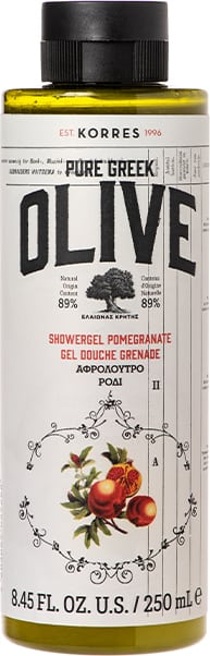 Korres Pure Greek Olive Showergel Pomegranate 250 ml
