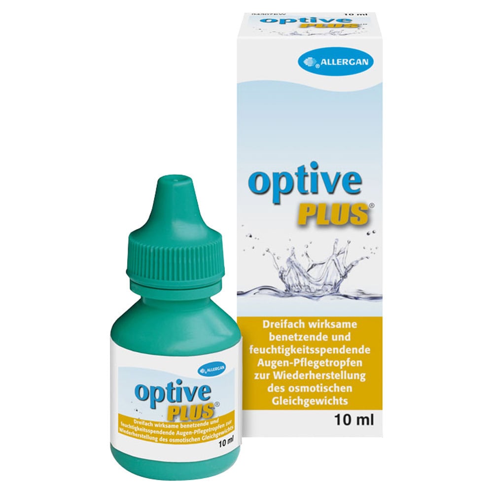 Allergan Optive Plus Triple Action Lubricating Eye Drops 10 ml