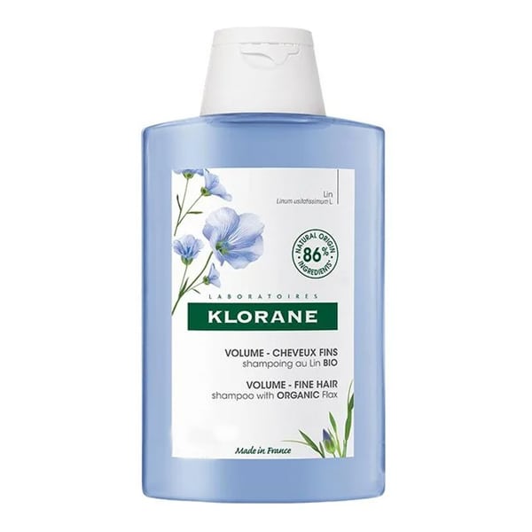 Klorane Flax Fiber Volume & Texture Shampoo for Fine, Flat Hair 400 ml