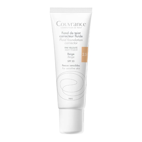 Avene Couvrance Fluid Foundation Corrector SPF20 - 2.5 Beige 30 ml