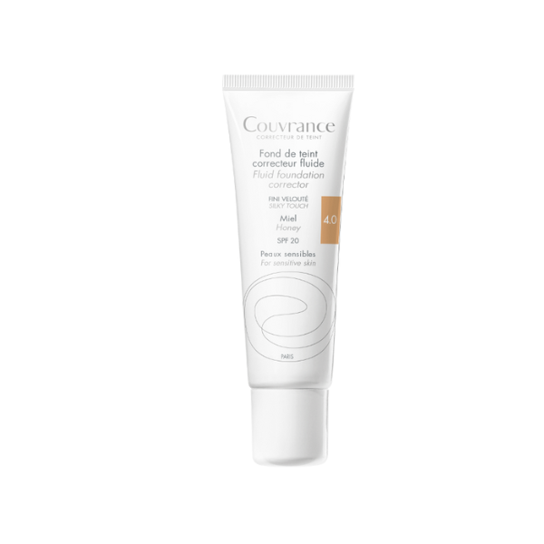Avene Couvrance Fluid Foundation Corrector SPF20 - 4.0 Honey 30 ml
