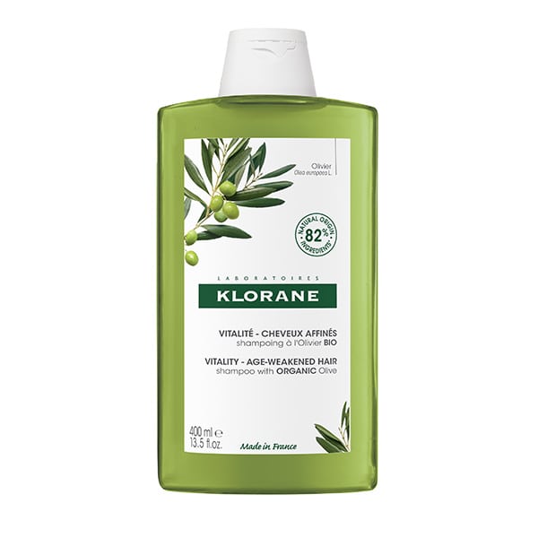 Klorane Vitality Shampoo with Organic Olive for Age-Weakened Hair 400 ml