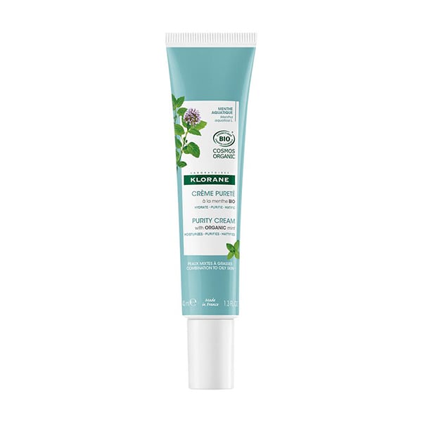 Klorane Purity Cream with Organic Mint for Combination to Oily Skin 40 ml