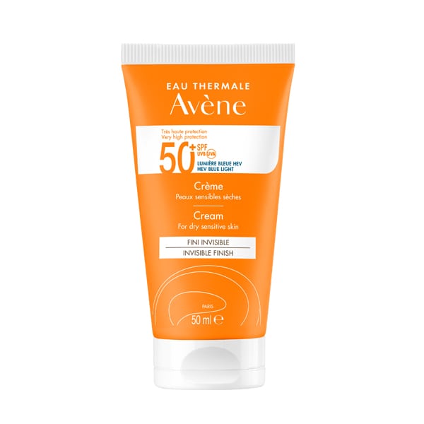 Avene Invisible Finish Cream for Dry Sensitive Skin SPF50+ 50 ml