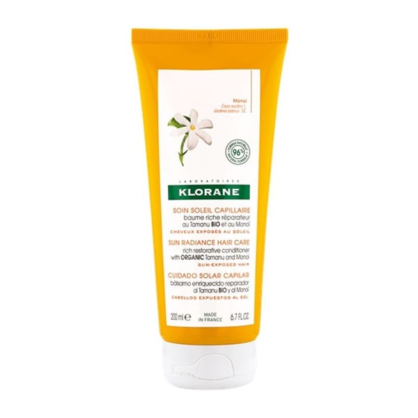 Klorane Sun Radiance Hair Care Conditioner with Organic Tamanu & Monoi 200 ml