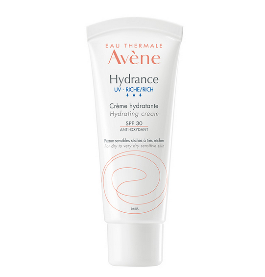 Avene Hydrance UV Rich Hydrating Cream SPF30 for Dry to Very Dry Sensitive Skin 40 ml