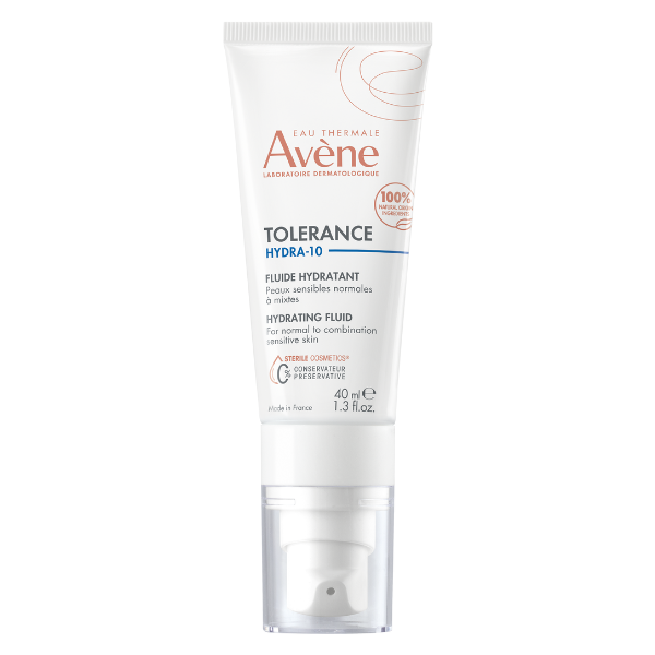 Avene Tolerance Hydra-10 Hydrating Fluid for Normal to Combination Skin 40 ml