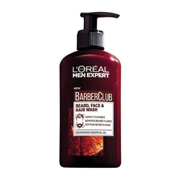 L'Oreal Paris Men Expert Barber Club Beard, Face & Hair Wash 200 ml