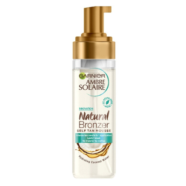 Garnier Ambre Solaire Natural Bronzer Self Tan Mousse 200 ml
