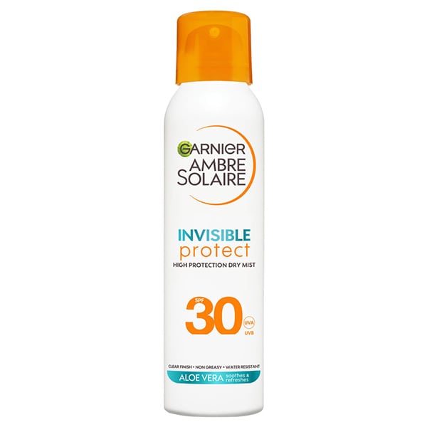 Garnier Ambre Solaire Invisible Protect Spray Waterproof Body Sunscreen SPF30 200 ml