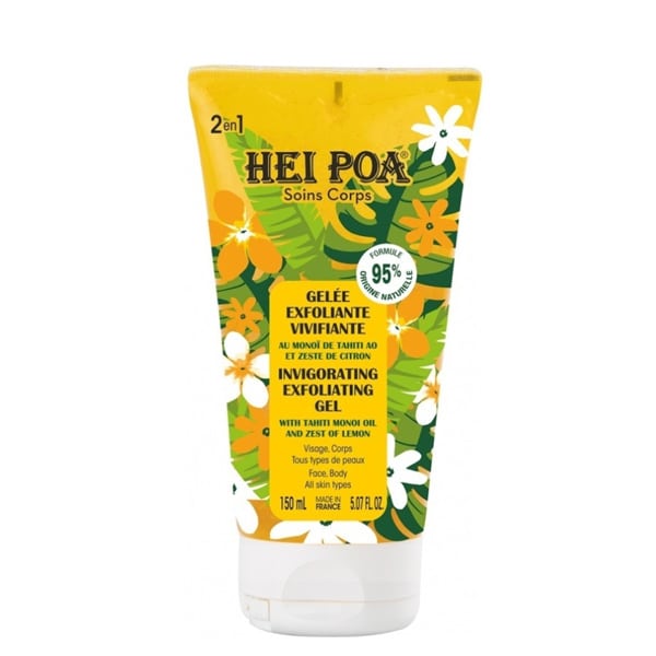 Hei Poa Invigorating Exfoliating Gel With Tahiti Monoi Oil 150 ml