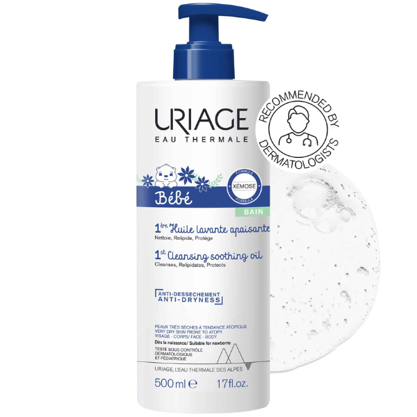 Uriage Bebe Xemose 1st Cleansing Soothing Oil 500 ml