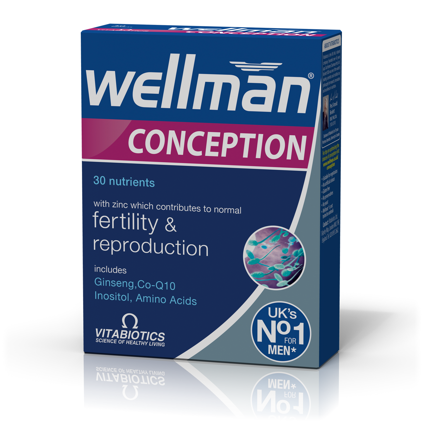 Vitabiotics Wellman Conception 30 tableta