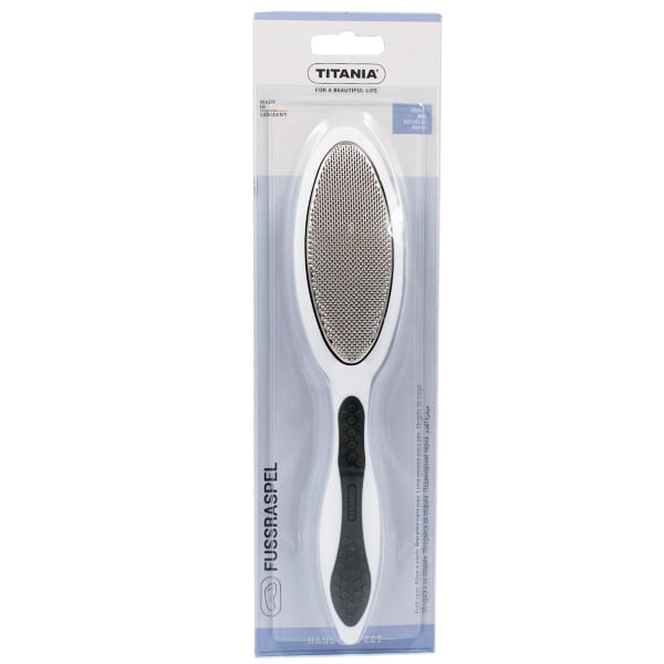 Titania Foot File Double-Sided Emery & Metal 1 copë - Gri