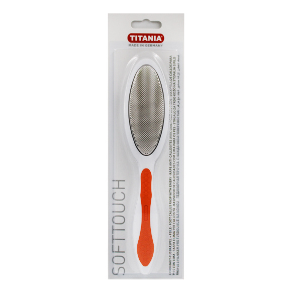 Titania Foot File Double-Sided Emery & Metal 1 copë - Portokalli