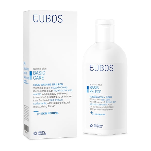 Eubos Liquid Washing Emulsion Blue 200 ml