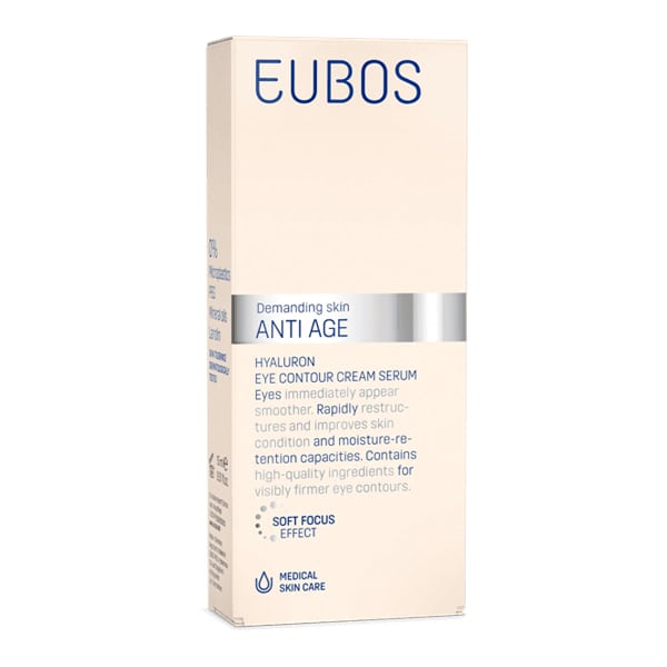 Eubos Anti Age Hyaluron Eye Contour Creme Serum 15 ml