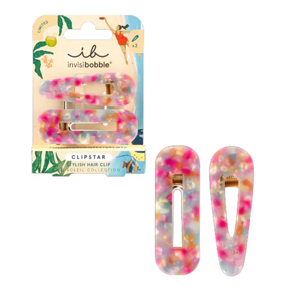 Invisibobble Clipstar Au Soleil Dazzling Wave Hair Clips 2 copë