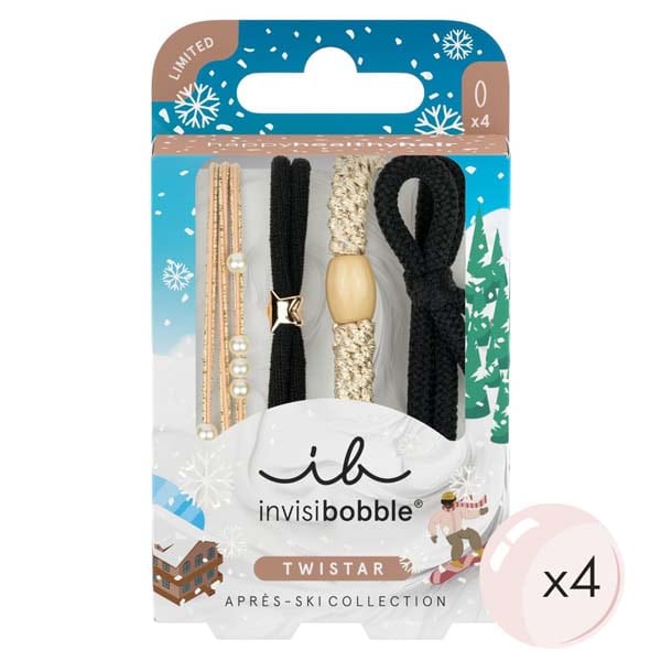 Invisibobble Twistar Apres-Ski Fondue Lover, 4pcs 1 set