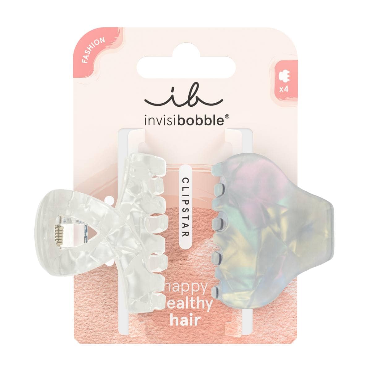 Invisibobble Clipstar Rearly Frost Hair Clips 2 copë