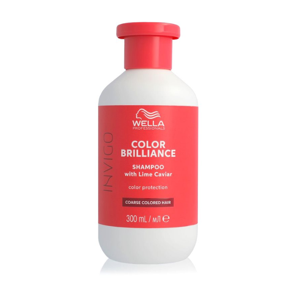 Wella Invigo Color Brilliance Shampoo with Lime Caviar for Coarse Hair 300 ml