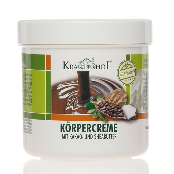 Krauterhof Body Cream with Cocoa Butter & Shea for Slimming, Firming & Stretch Marks 250 ml