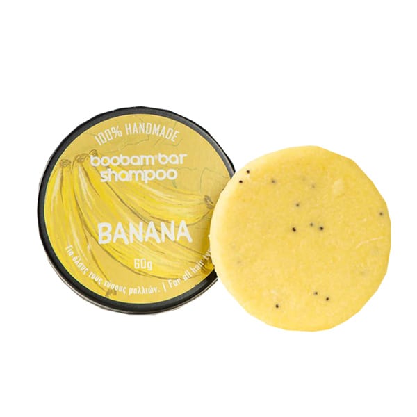 Boobam Shampoo Bar Banana for All Hair Types 60g