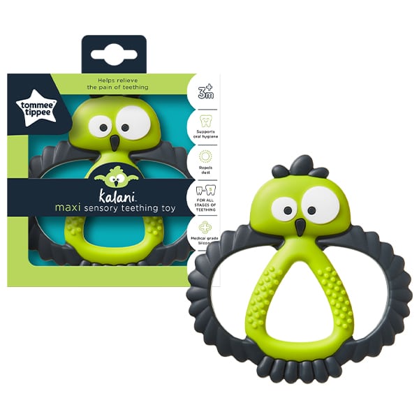 Tommee Tippee Kalani Maxi Sensory Teether Green 3m+ 1 copë
