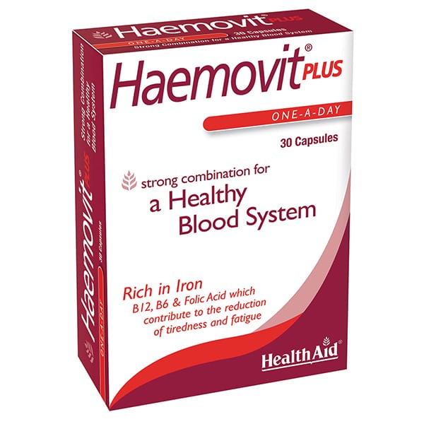 Health Aid Haemovit Plus 30 kapsula