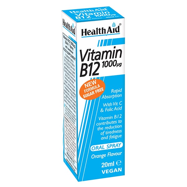 Health Aid Vitamin B12 1000 μg Spray 20 ml