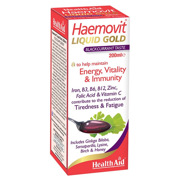 Health Aid Haemovit Liquid Gold 200 ml