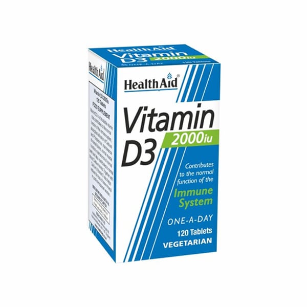 Health Aid Vitamin D3 2000iu 120 tableta