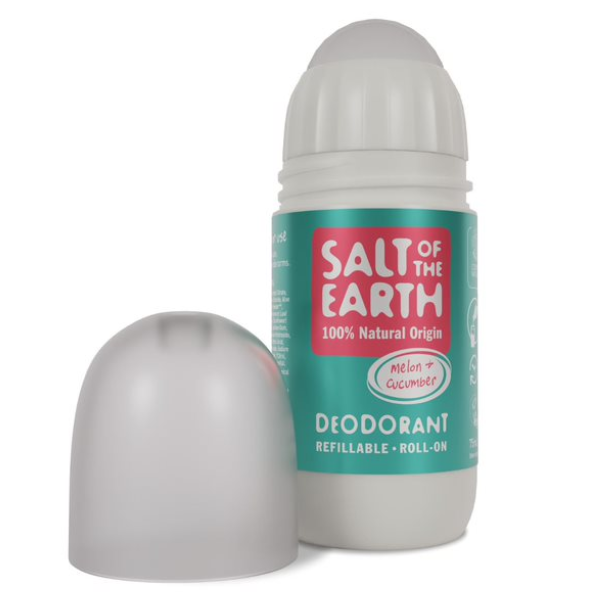 Salt of the Earth Vegan Refillable Roll-On Deodorant Melon Cucumber 75 ml