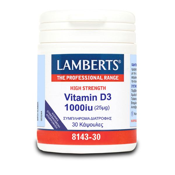 Lamberts Vitamin D3 1000iu (25 μg) 30 kapsula