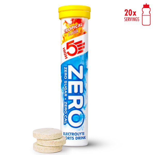 High 5 Zero Electrolyte Sports Drink Tropical Flavour 20 tableta efektive