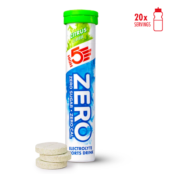 High 5 Zero Electrolyte Sports Drink Citrus Flavour 20 tableta efektive