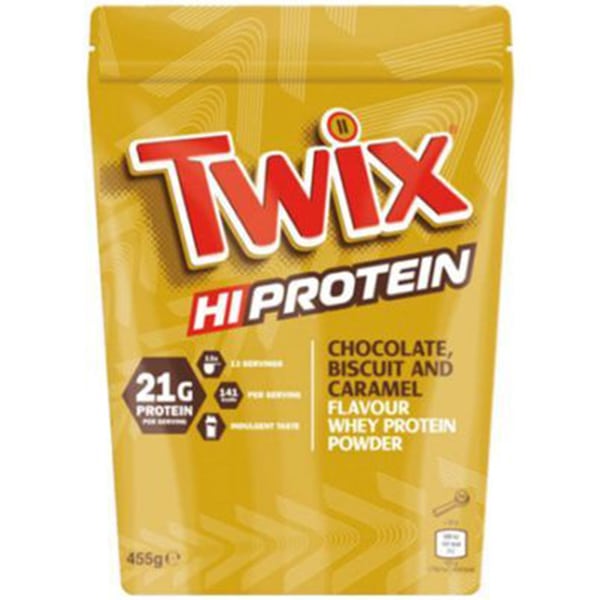 Twix Hi Protein Chocolate & Biscuit & Caramel Whey Protein Powder 455gr