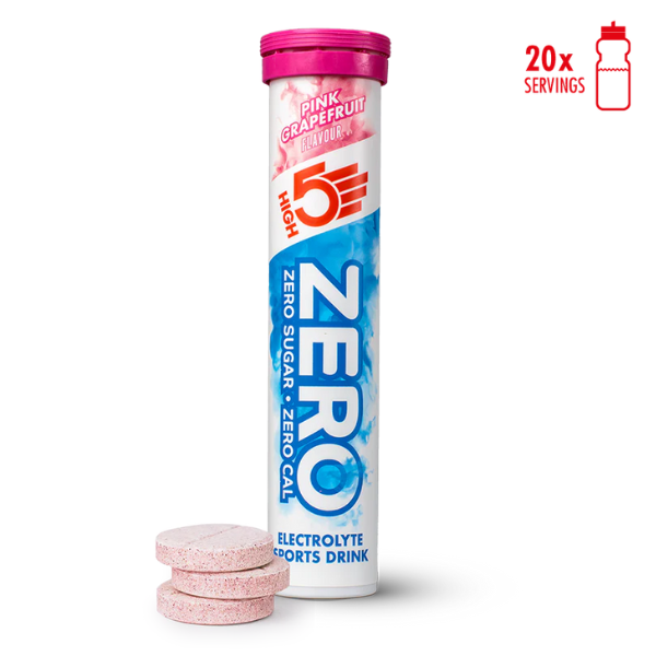 High 5 Zero, Electrolyte Sports Drink, Pink Grapefruit Flavour 20 Tableta Efikase