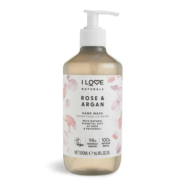 I Love Naturals Hand Wash Rose & Argan 500 ml