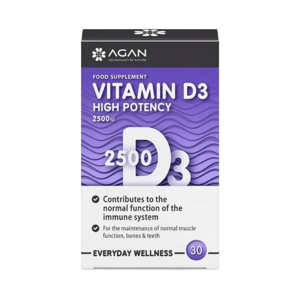 Agan Vitamin D3 2500iu 30 tableta