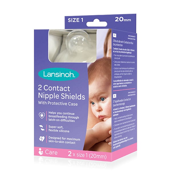 Lansinoh Contact Nipple Shields 20mm 2 copë