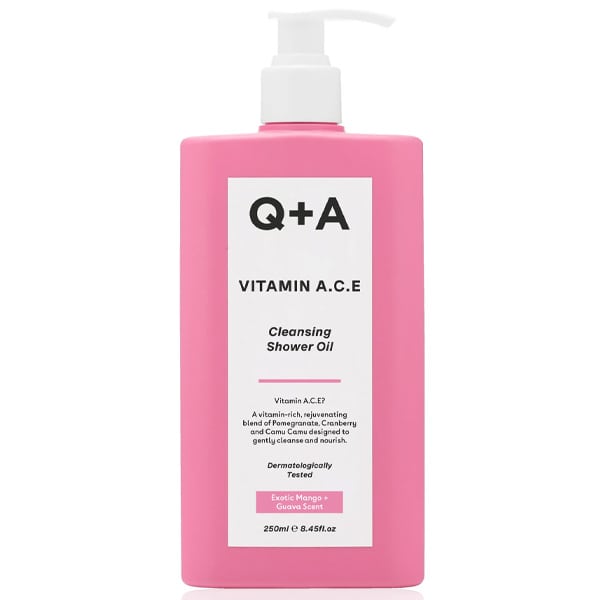 Q+A Vitamin A.C.E Cleansing Shower Oil 250 ml